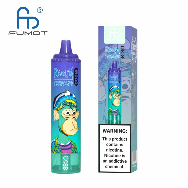 RandM Tornado 15000 Puffs Oplaadbare Vape Pen Lage Nicotine Groothandel Bulklevering 5