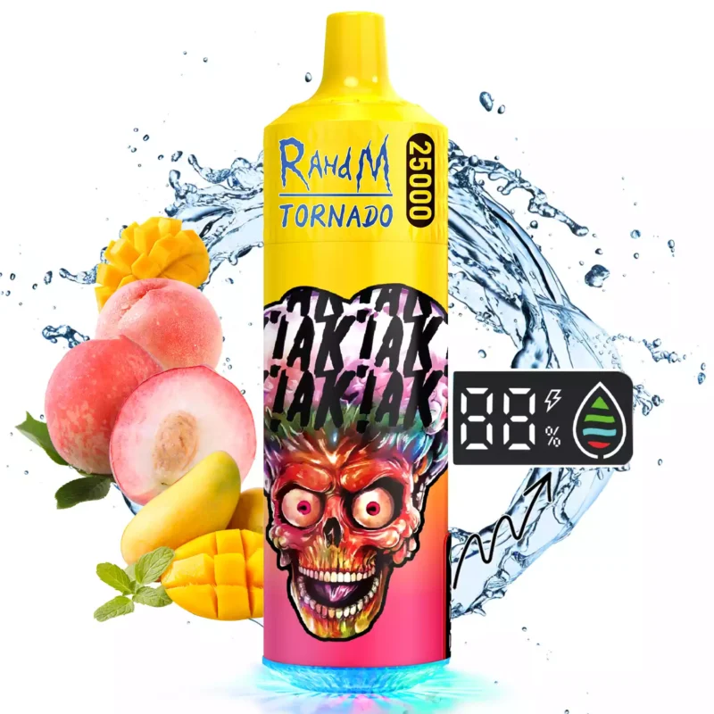 Top Selling RAHDM TORNADO K16S 25000 Puffs 10 Flavors Disposable Vape Pen Wholesale Support OEM ODM 3