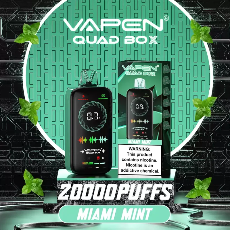 VAPEN QUAD BOX 20000 PUFFS 2% 5% Low Nicotine 650mAh Rechargeable Wholesale Disposable Vape with 12 Flavors