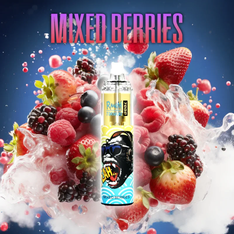 RandM Tornado 7000 Puffs Bar Einweg 14ml E Liquid Wiederaufladbar Einstellbare Airflow