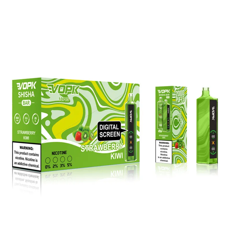 VOPK Shisha BAR 20000 Puffs Rechargeable Disposable Vape Pen Wholesale 0 2 3 5 Low Nicotine LED Screen Original Shipping Bulk Buy Best Price 14