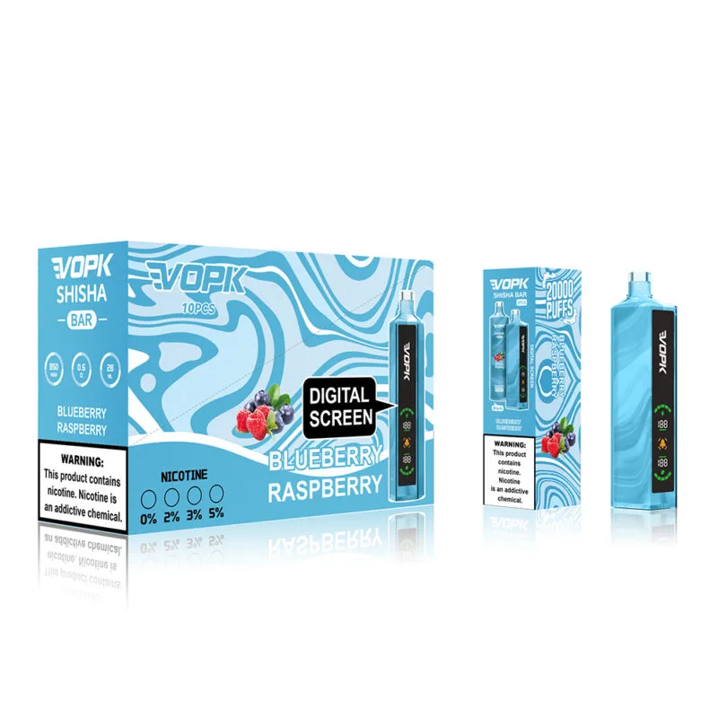 VOPK Shisha BAR 20000 Puffs Rechargeable Disposable Vape Pen Wholesale 0 2 3 5 Low Nicotine LED Screen Original Shipping Bulk Buy Best Price 17