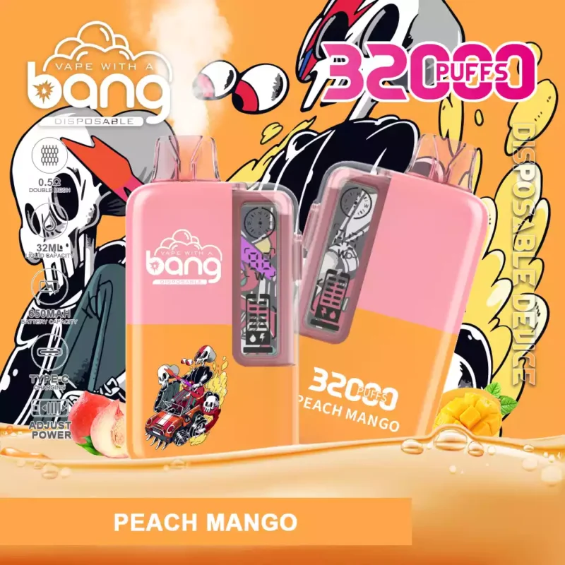 Novo lançamento Bang 32000 Puffs Vape Descartável Baixa Nicotina 36ml Bulk Comprar Atacado Direto da Fábrica 2