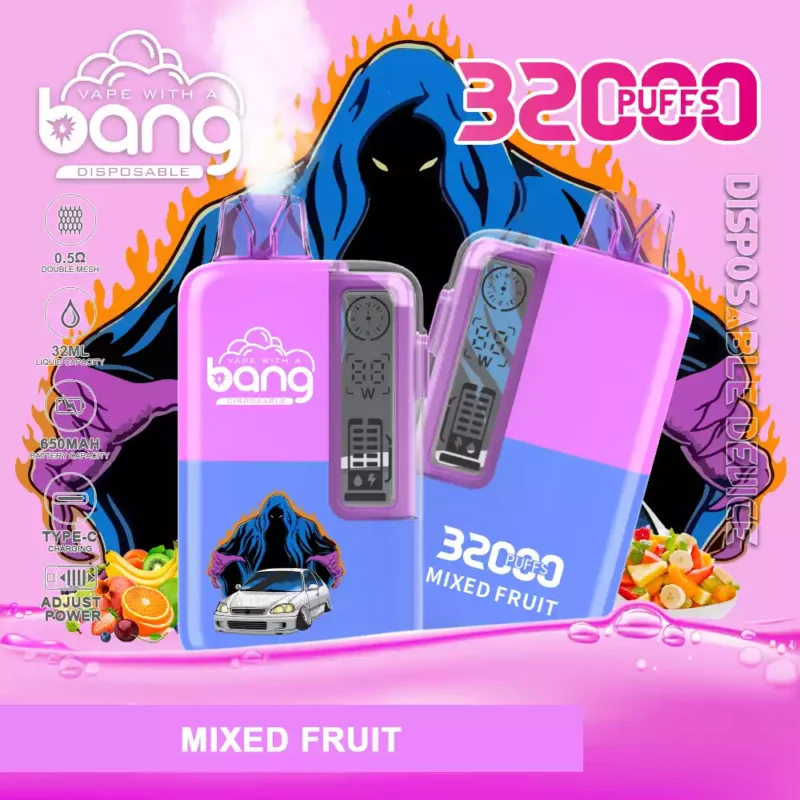 Novo lançamento Bang 32000 Puffs Vape Descartável Baixa Nicotina 36ml Bulk Comprar Atacado Direto da Fábrica 4
