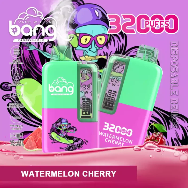Novo Lançamento Bang 32000 Puffs Vape Descartável Baixa Nicotina 36ml Bulk Comprar Atacado Direto da Fábrica (5)