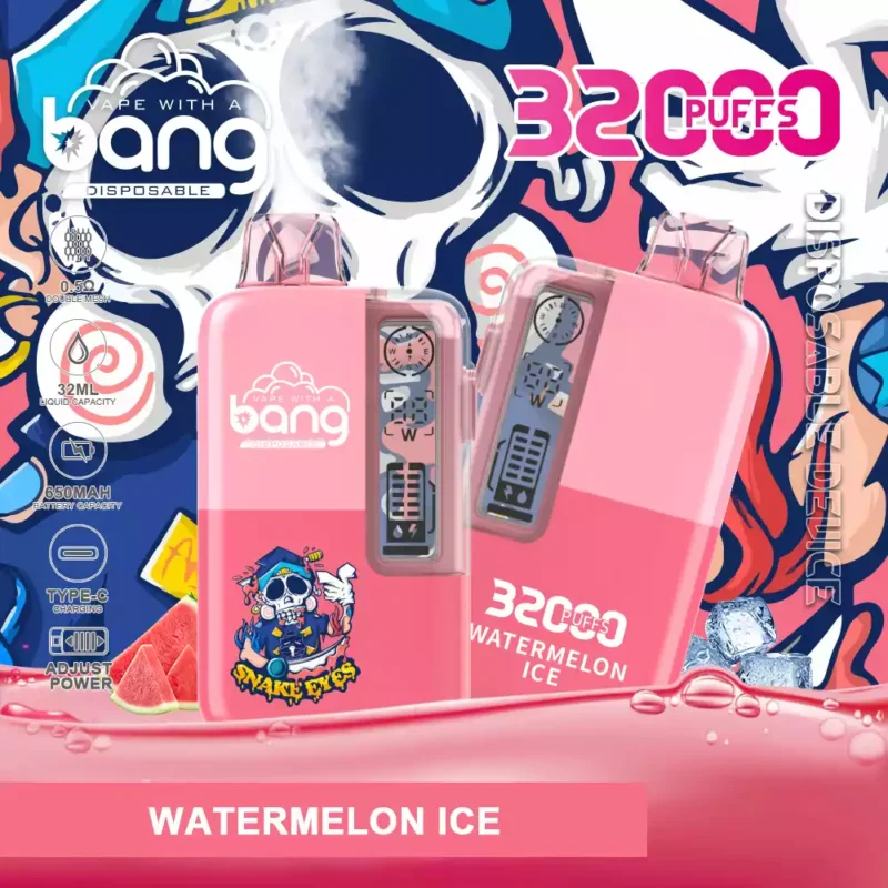 Novo Lançamento Bang 32000 Puffs Vape Descartável Baixa Nicotina 36ml Bulk Comprar Atacado Direto da Fábrica (8)