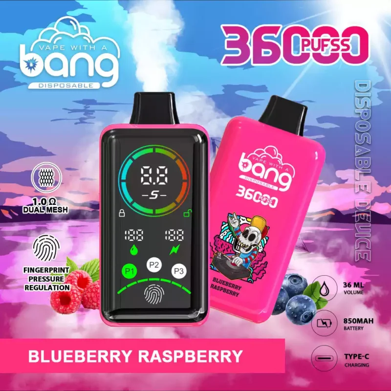 Neu eingeführte Bang 36000 puffs Vape Pen Low Nikotin und 850mah Typ C Original Bulk Buy Großhandel 20