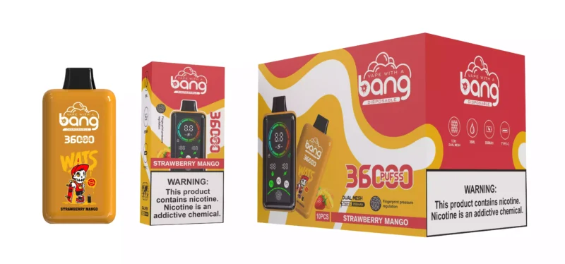 Neu eingeführte Bang 36000 puffs Vape Pen Low Nikotin und 850mah Typ C Original Bulk Buy Großhandel 5 skaliert