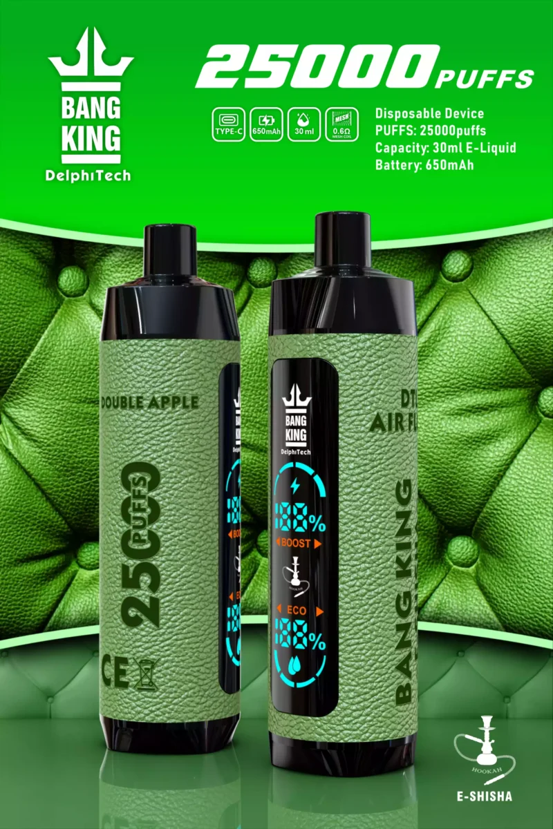 Recém-lançado bang king 25000puffs-caixa de couro descartável Vape baixa nicotina 650mah bateria atacado (5)