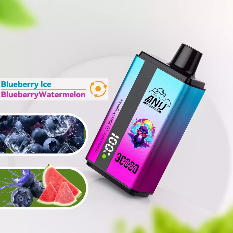Última Incorporación ANU Doble Sabor 30000 Puffs Vape Desechable Bajo en Nicotina con 10 Sabores Original Compra al por Mayor 11