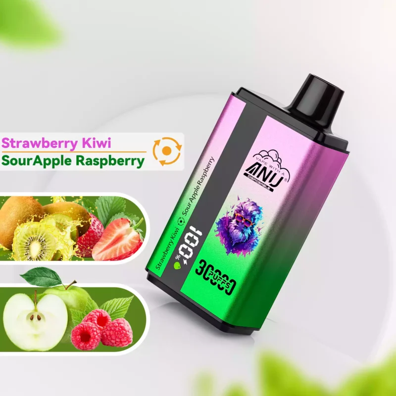 Última Incorporación ANU Doble Sabor 30000 Puffs Vape Desechable Bajo en Nicotina con 10 Sabores Original Compra al por Mayor 2