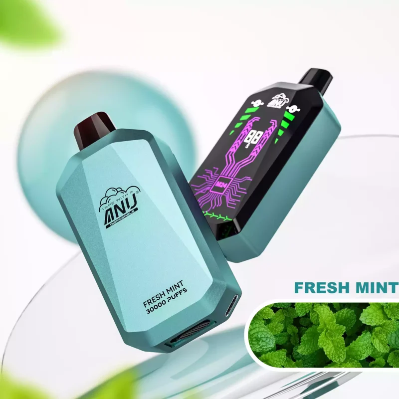 ANU Star 30000 Puffs Wegwerp Vape met Digitaal Scherm 0% 2% 5% Lage Nicotine 650mAh Oplaadbare Batterij Bulk Kopen Groothandel