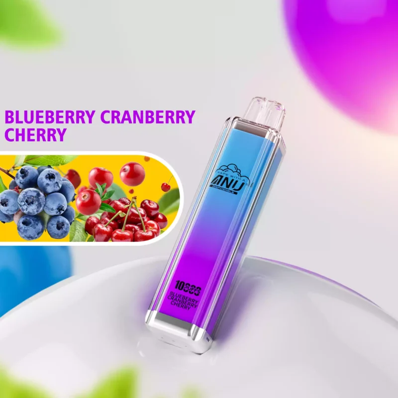 Commercio all'ingrosso ANU Crystal 10000 Puffs 18ml E liquido originale usa e getta Vape Factory con molteplici sapori a bassa nicotina 6
