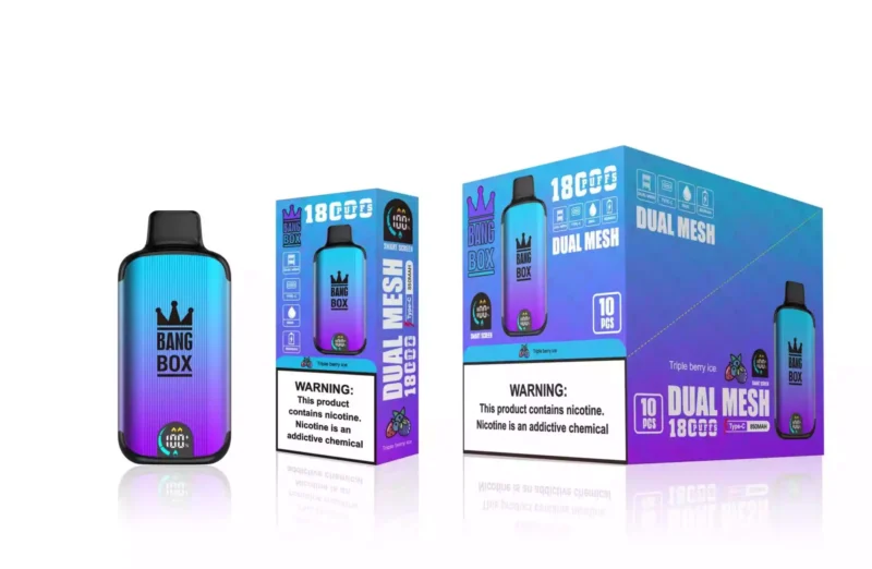 Bang Box 18000 Puffs Premium Nieuw product LED Display Oplaadbare Vape met verbeterde prestaties 7