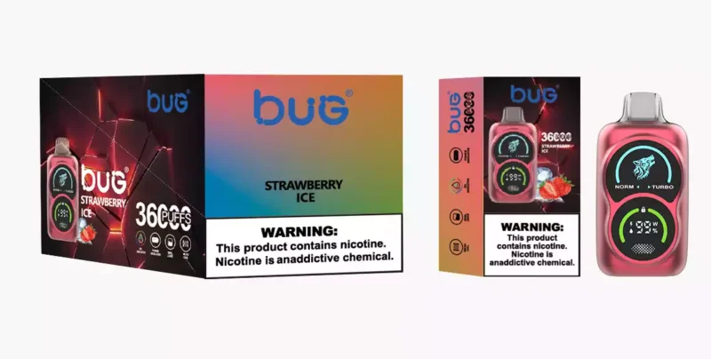 Bug 08 Wolf Head 20000 Puffs Mesh Coil 0.8ohm 23ml E Liquid Type C Rechargeable 650mAh Battery Premium Vaping Experience 7