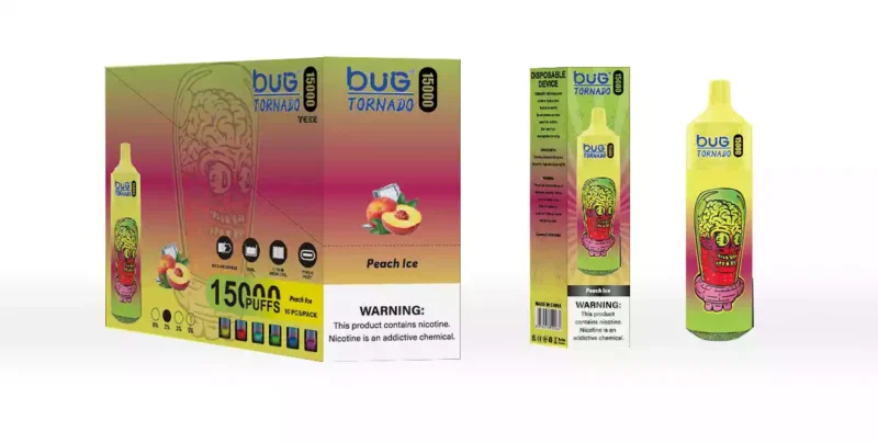 Experience Smooth Vaping With Bug 01 Monkey 15000 Puffs Mesh Coil And Led Display 20ml Eliquid 10