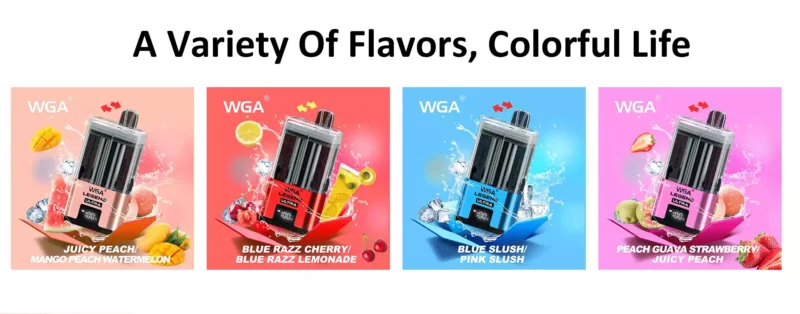 WGA 30K Puffs Leads Dual Flavor Switching And 30000 Puff Long Lasting Smart Vaping Trend 6